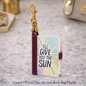 NEW Coach I'll Give You The Sun By Jandy Nelson Leather Book Charm CFK52 NWT